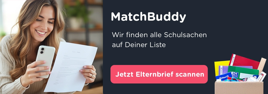 Schulsachen bestellen mit MatchBuddy