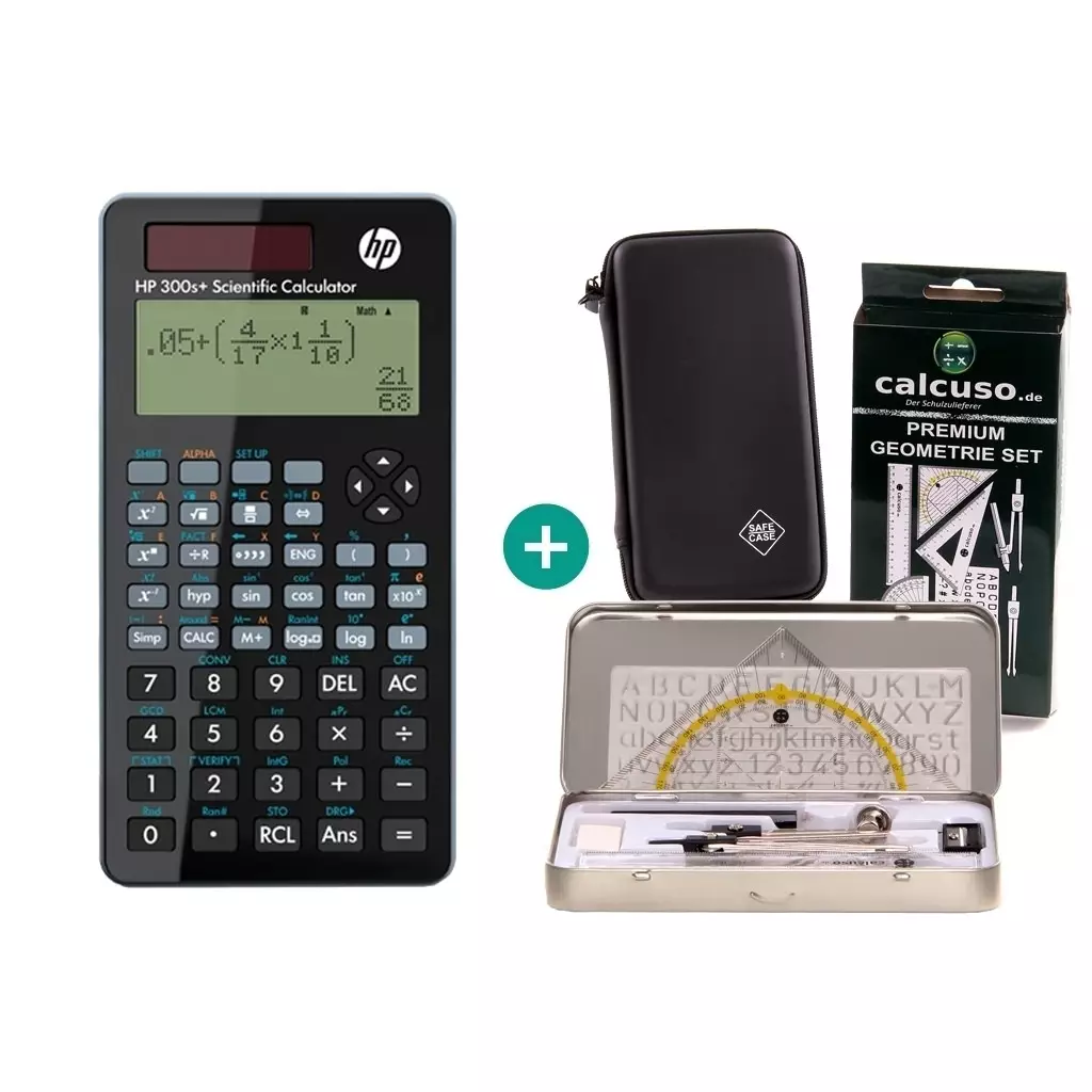 HP 300S Plus $ BUNDLE: Geometrie Set + Schutztasche