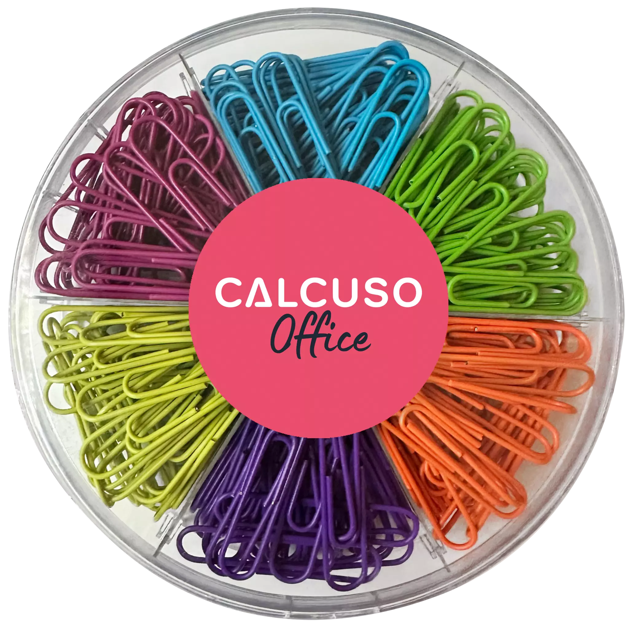 Large assorted colored paper clips, assorted colors, 150 pieces