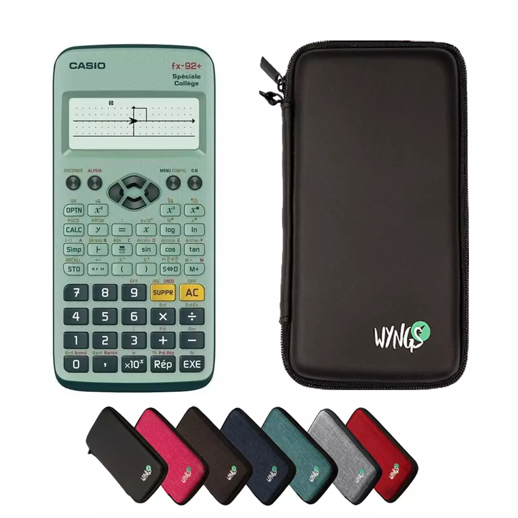 CALCUSO Ensemble de Base avec Calculatrice Casio FX-92+ Speciale College