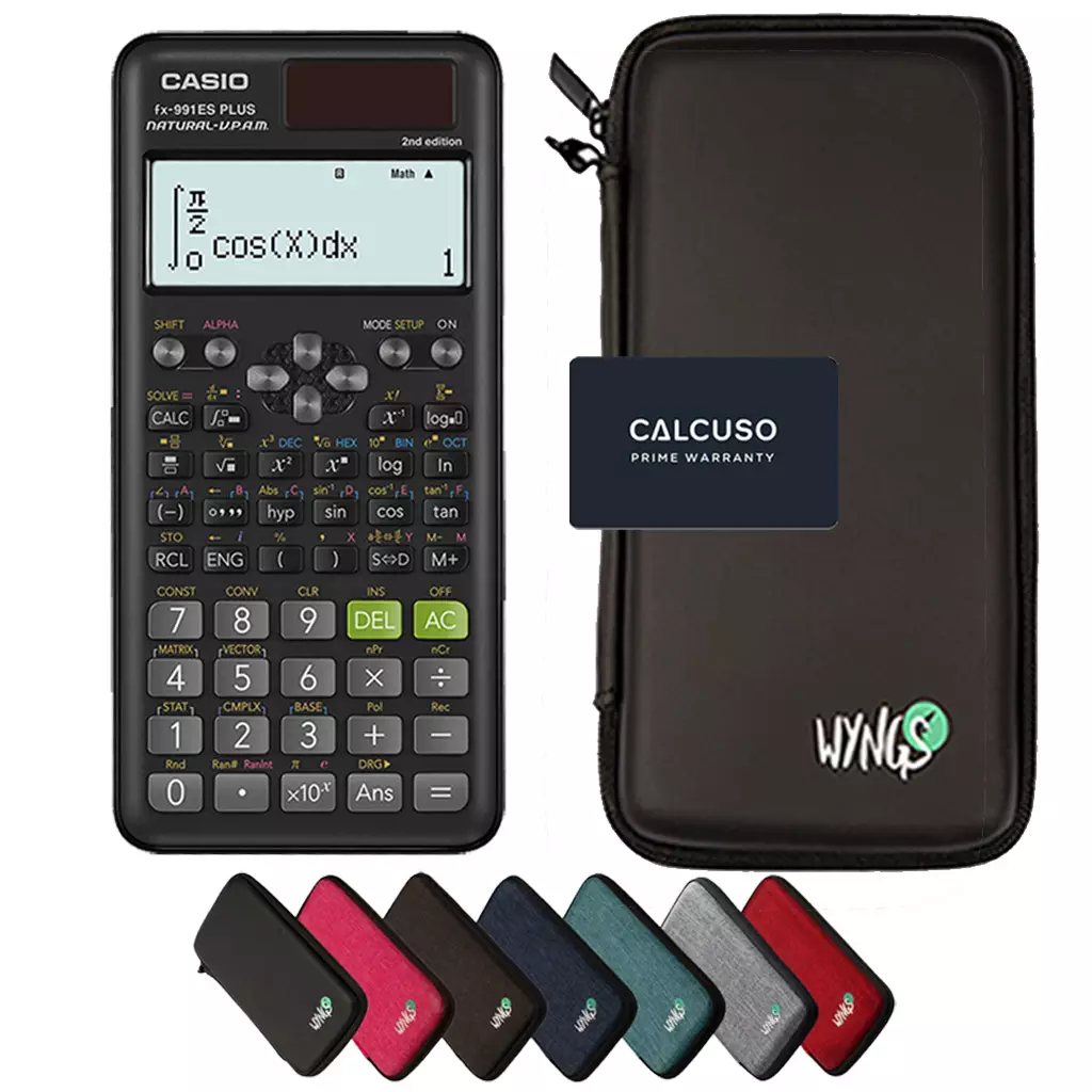 CALCUSO Sparpaket mit Taschenrechner Casio FX-991ES Plus 2