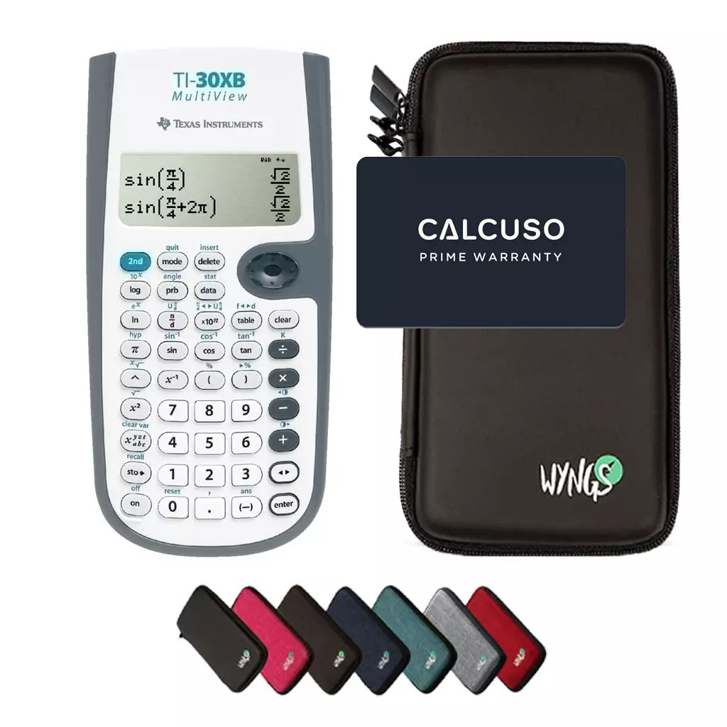 CALCUSO Sparpaket vom Taschenrechner TI-30XB MultiView