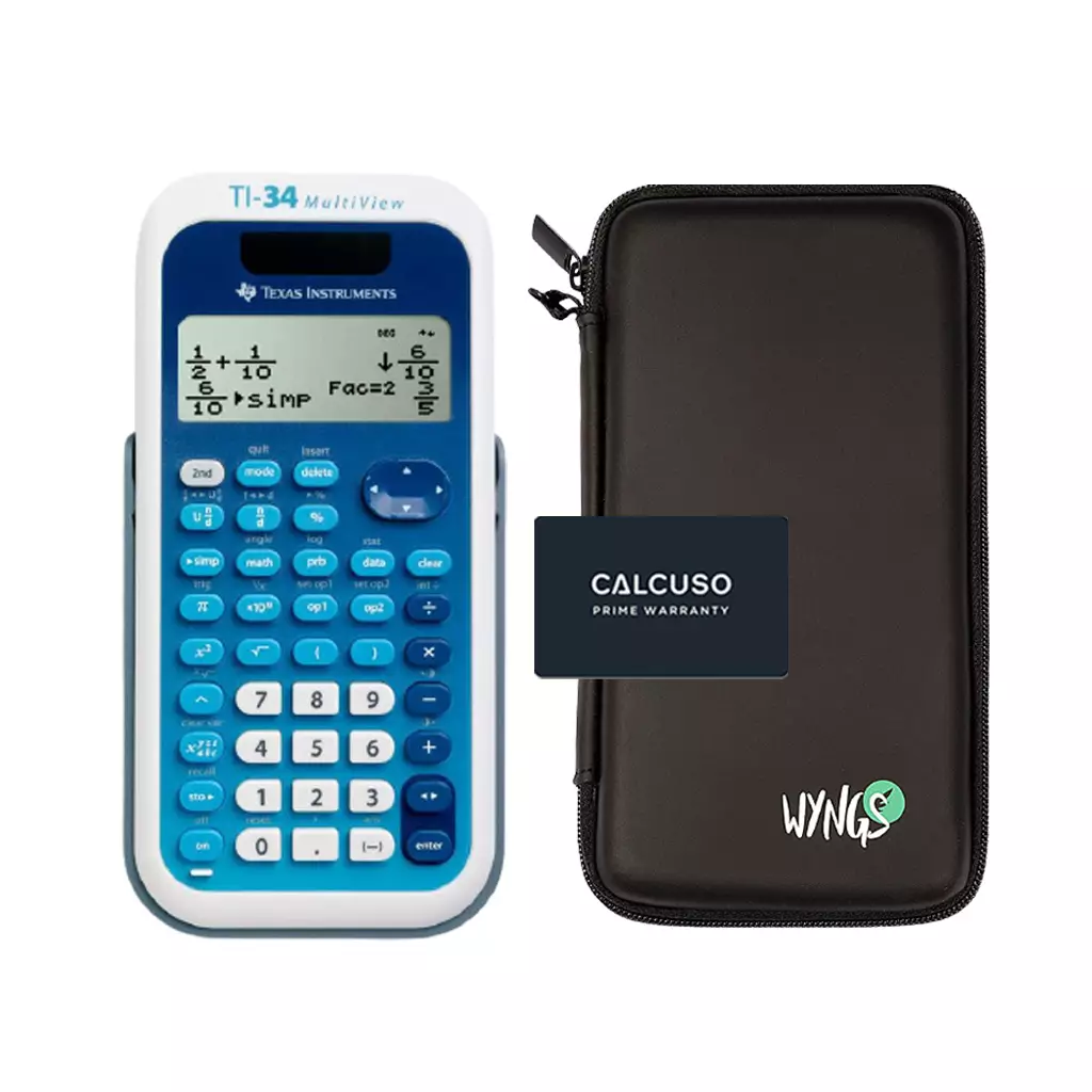 CALCUSO Sparpaket vom Taschenrechner TI-34 MultiView