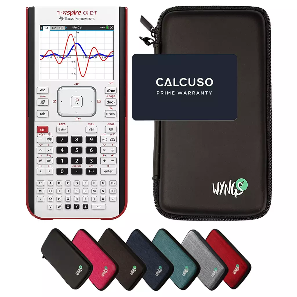 CALCUSO Sparpaket mit Grafikrechner TI Nspire CX II-T