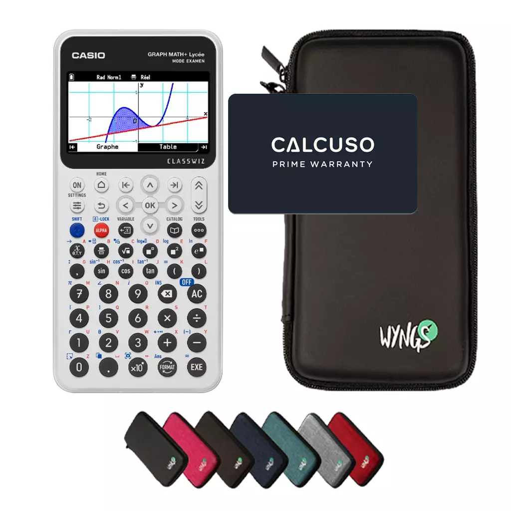 CALCUSO Sparpaket mit Grafikrechner Casio Graph Math+