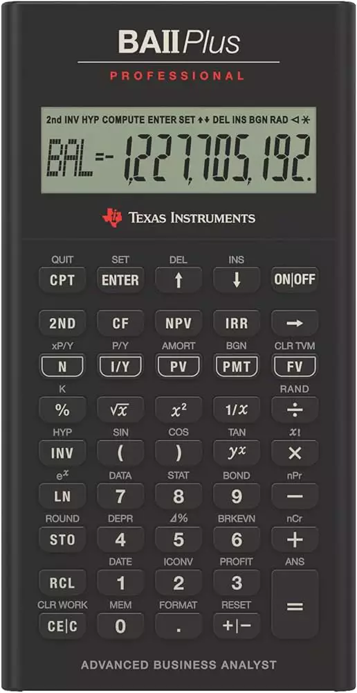 TI BA II Plus Professional
