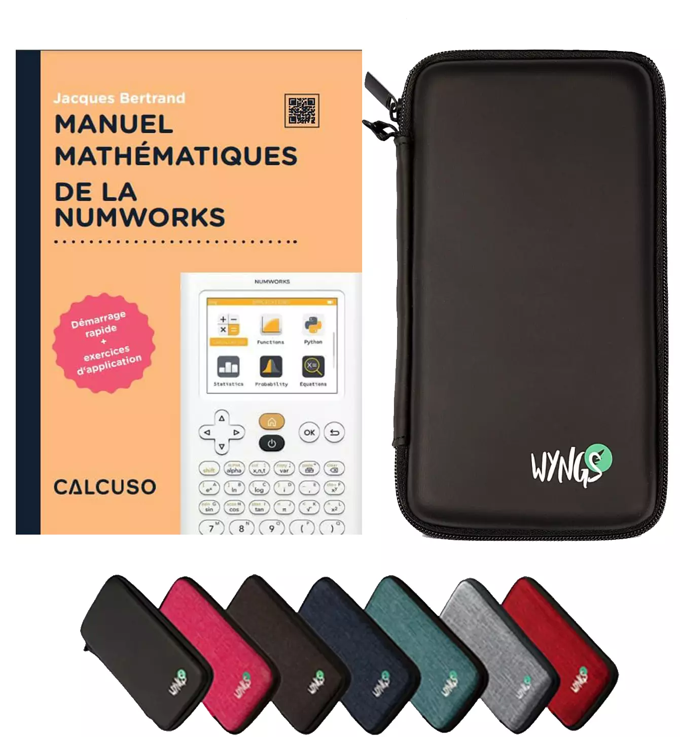 CALCUSO Accessory Standard Set compatible for Graphing Calculator Numworks (French)