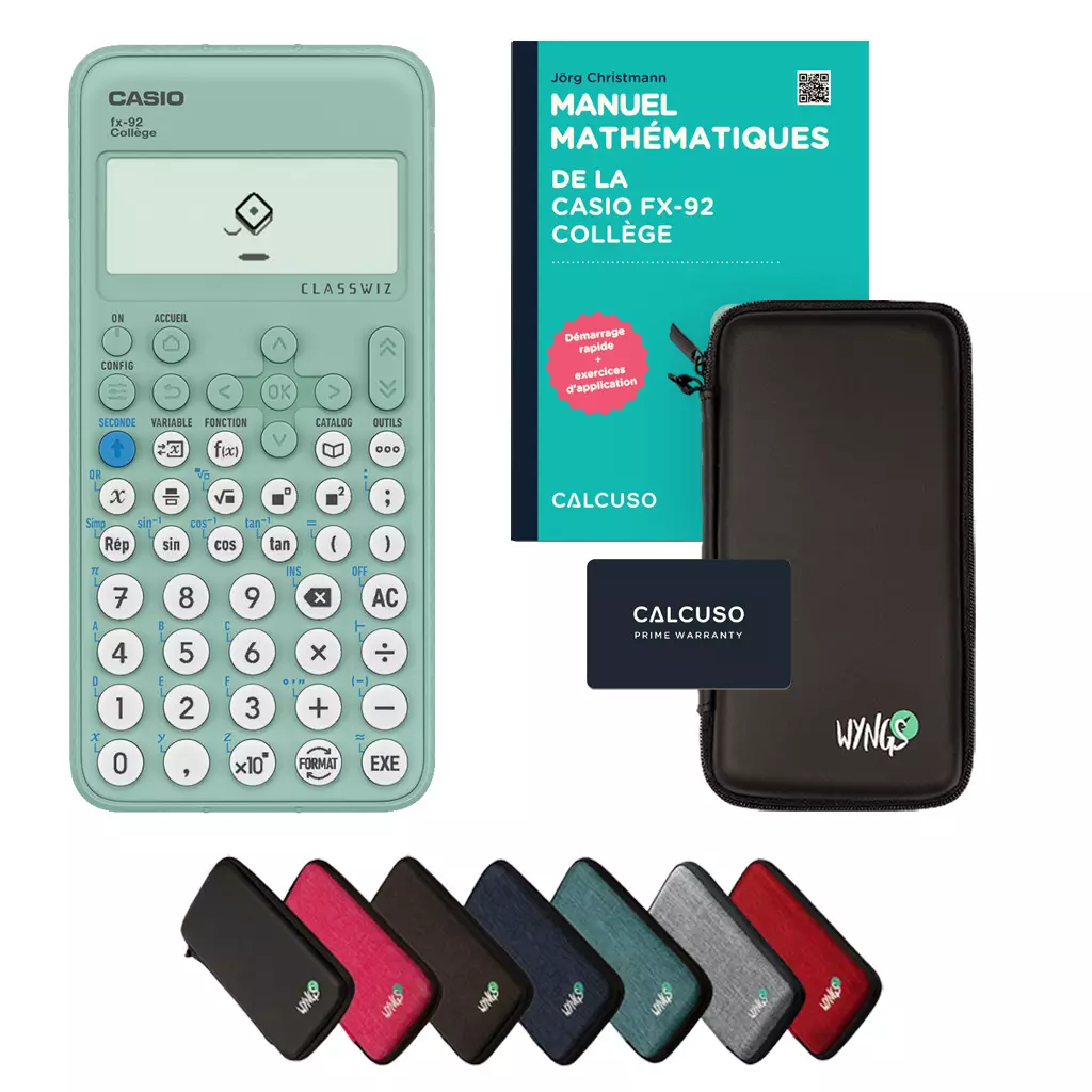 CALCUSO Standard Set with Calculator Casio fx-92 Collège