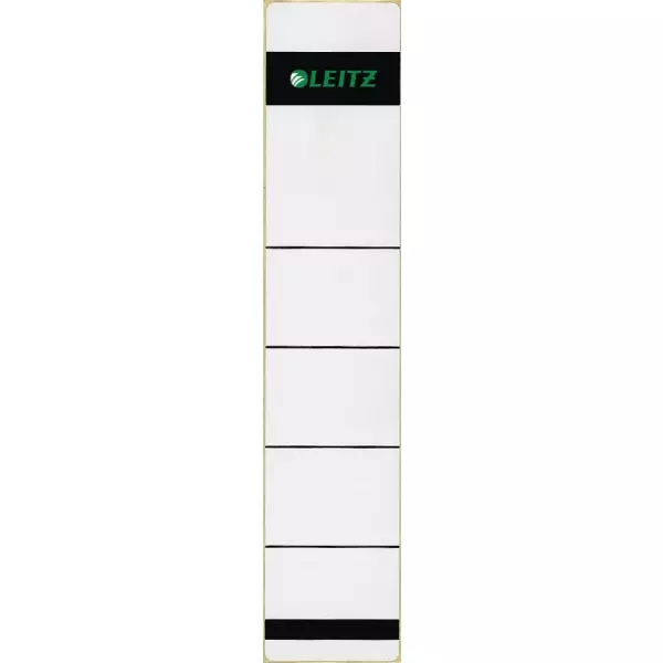 Leitz Rückenschild, kurz, schmal, 10 Stück, grau