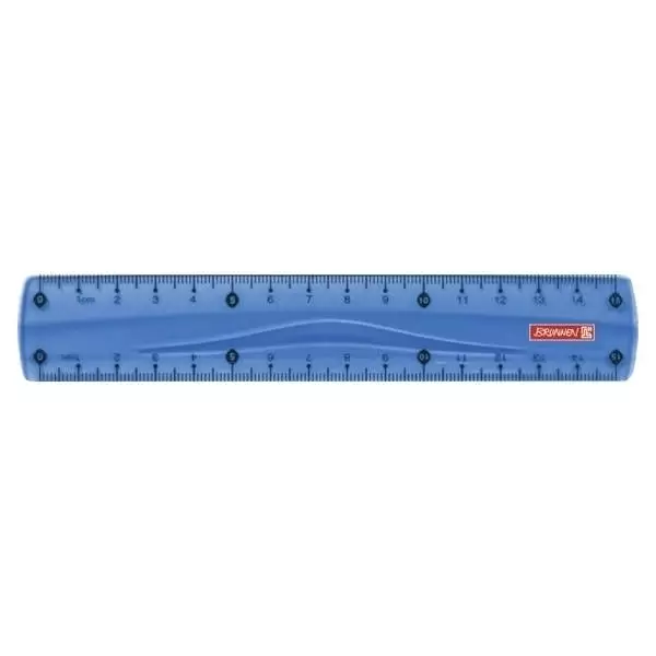 Lineal 15cm azur