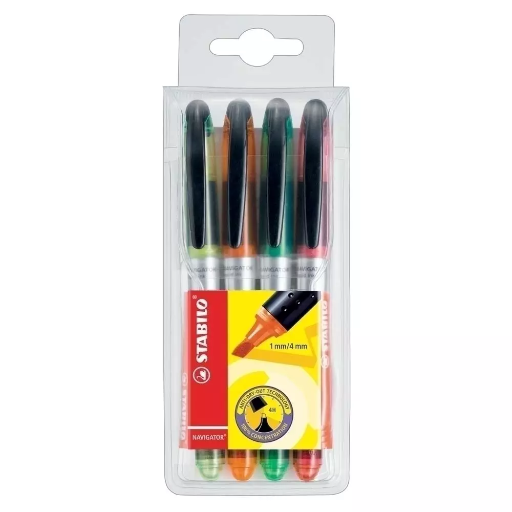 STABILO NAVIGATOR 4er Etui