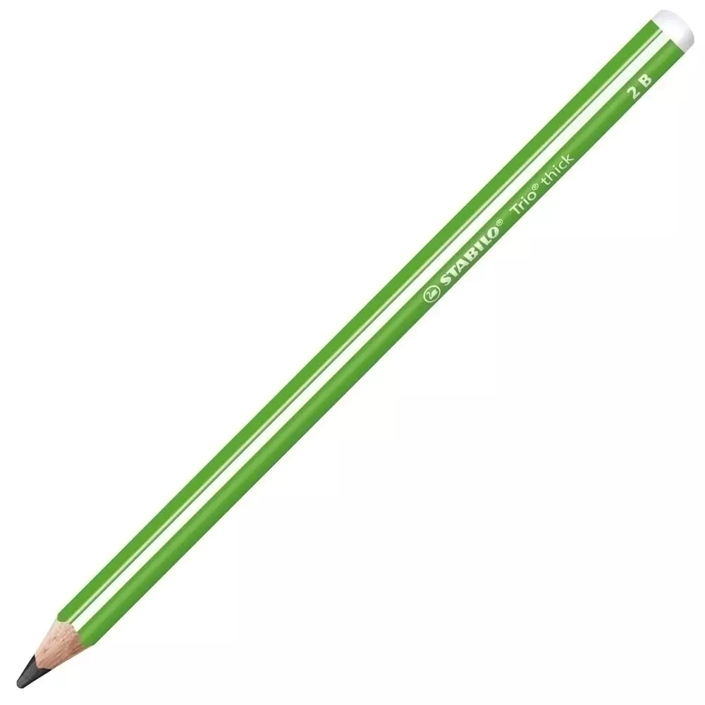 STABILO Trio dick Bleistift grün 2B