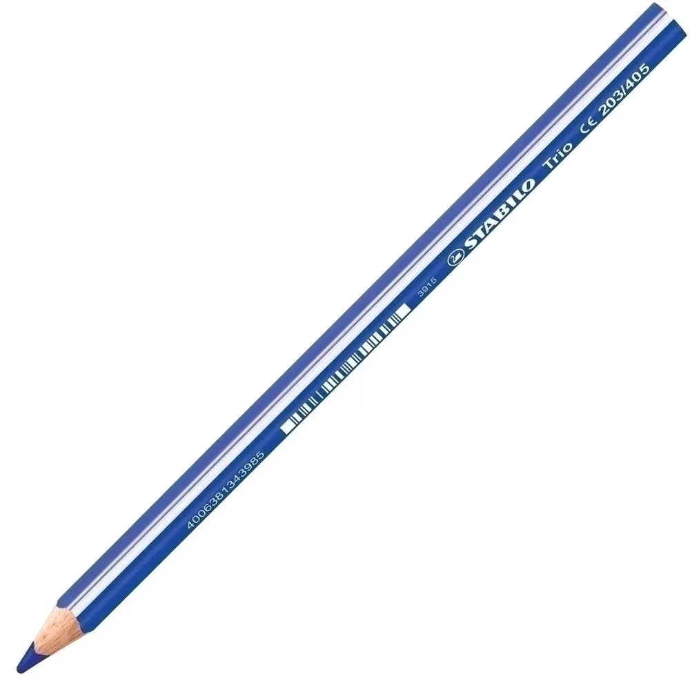STABILO Trio Farbstift dick ultramarinblau