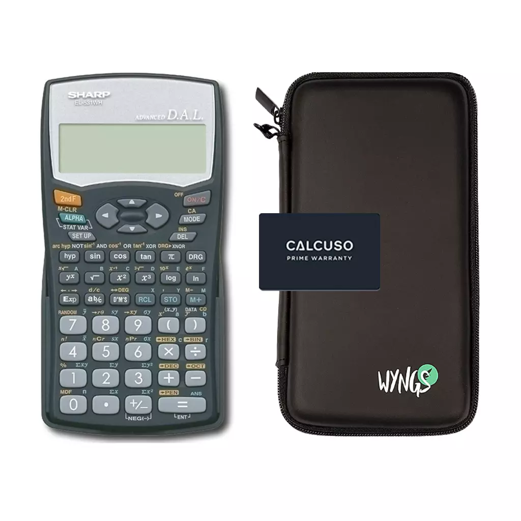 Sharp EL-531 WHB WH + erweiterte Garantie + Schutztasche