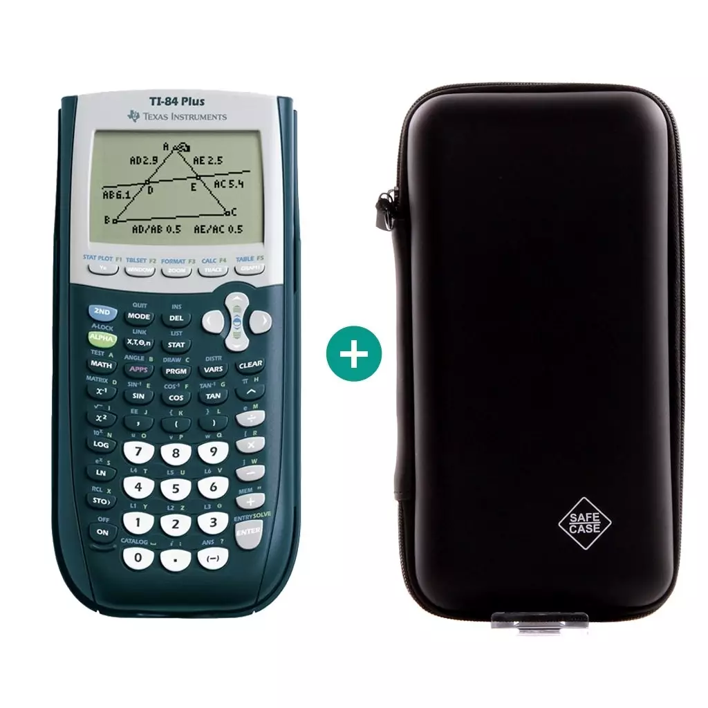 TI-84 Plus $ BUNDLE: Schutztasche
