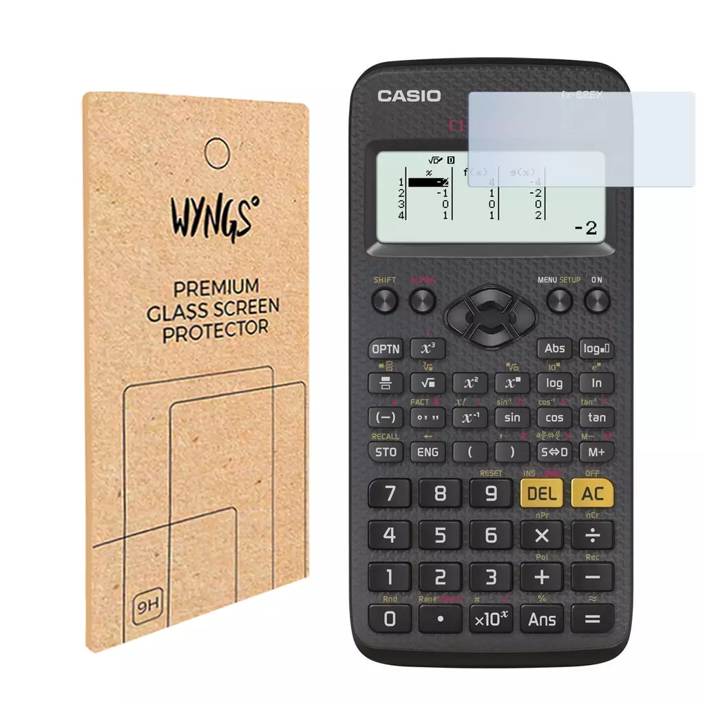 WYNGS Film Protecteur pour Casio FX 82 EX