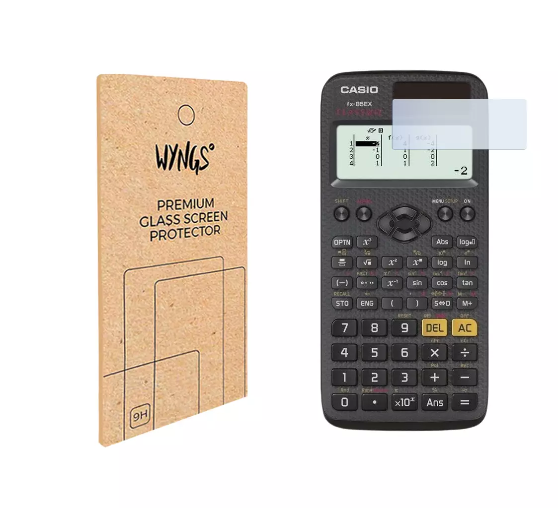 WYNGS Film Protecteur pour Casio FX 85 EX