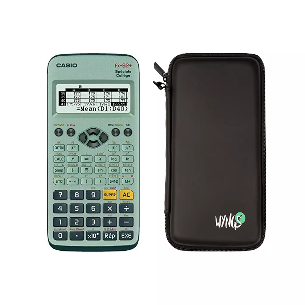 Casio FX-92+ Spéciale collège + Schutztasche