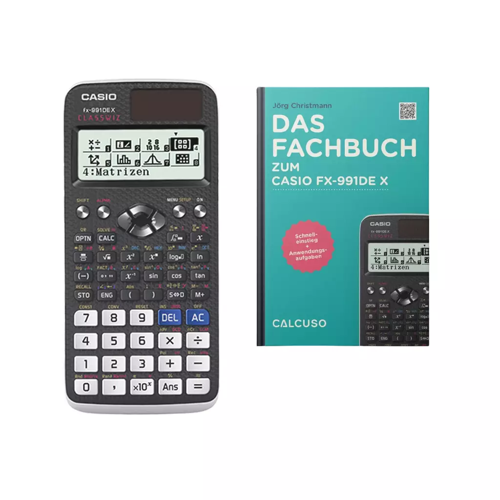 Casio FX-991 DE X + Fachbuch