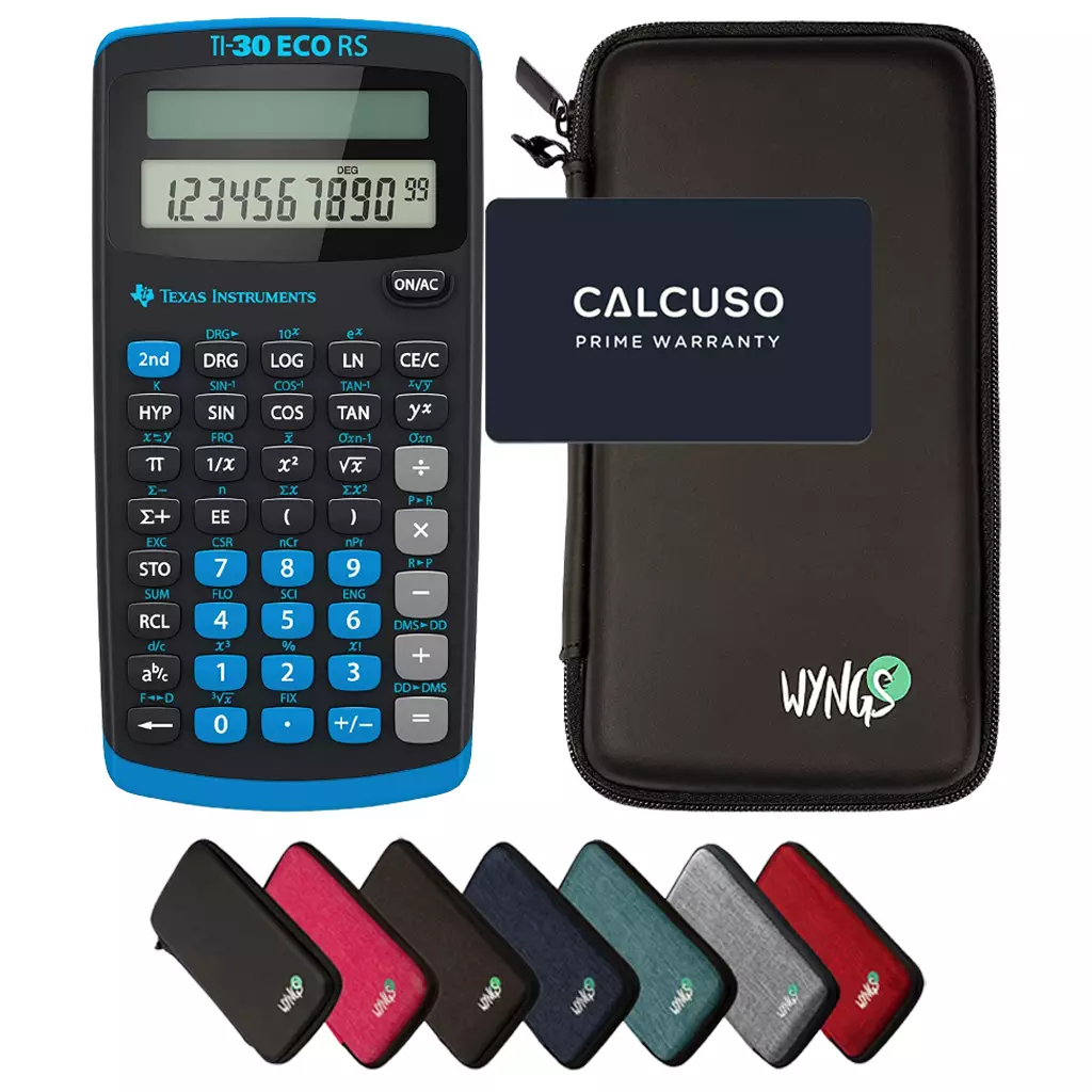 CALCUSO Ensemble de Base avec Calculatrice TI-30 ECO RS