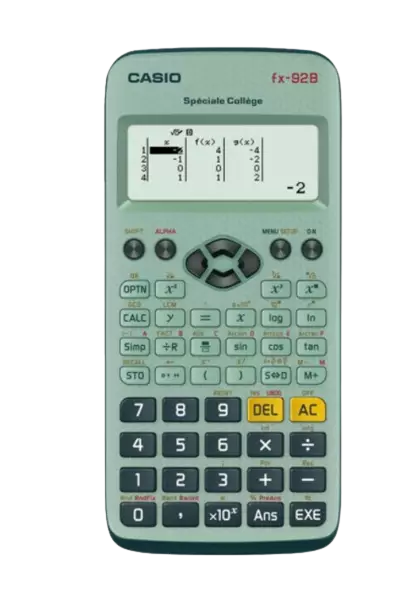 Casio FX 92B Spéciale Collège