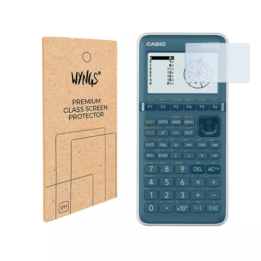 WYNGS Schermfolie voor Casio FX 7400 GIII