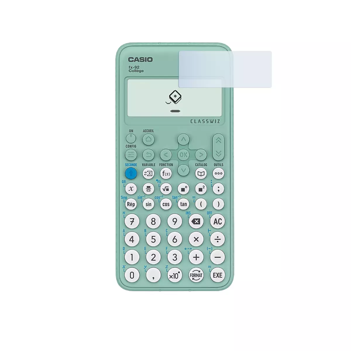 WYNGS Schermfolie voor Casio FX-92 Collège Classwiz