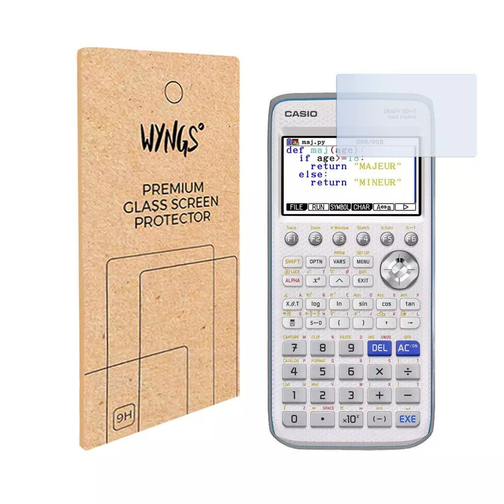 Protection d'écran anti-reflet pour Casio Graph 90+E