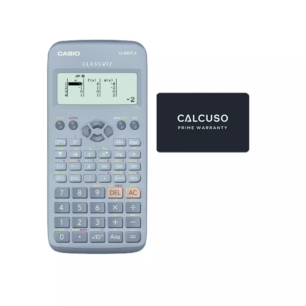 Casio FX 83 GT X Blau + erweiterte Garantie