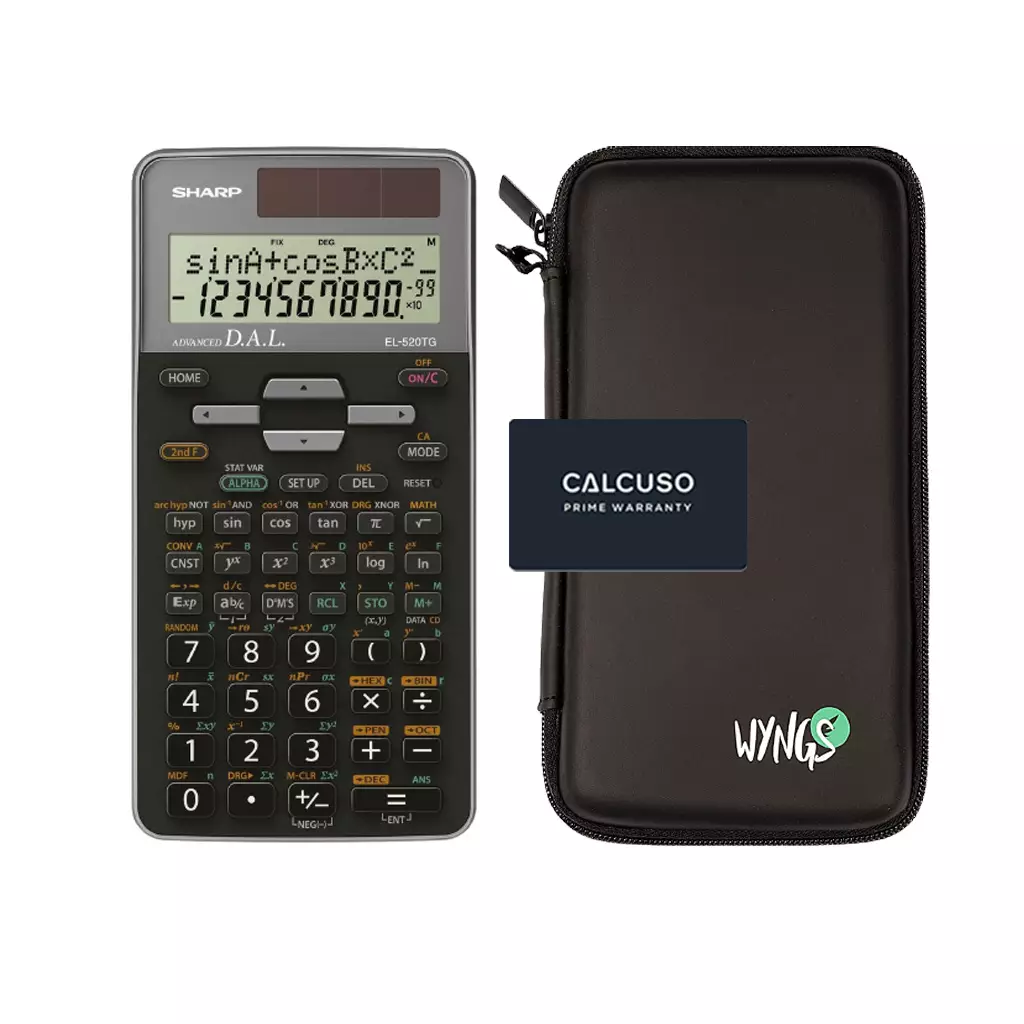 Sharp EL 520TG + erweiterte Garantie + Schutztasche