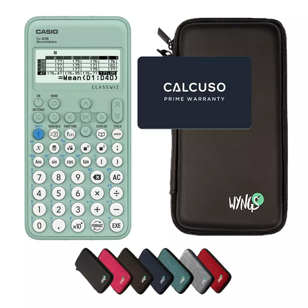 CALCUSO Basispakket met Rekenmachine Casio FX-92B Secondaire