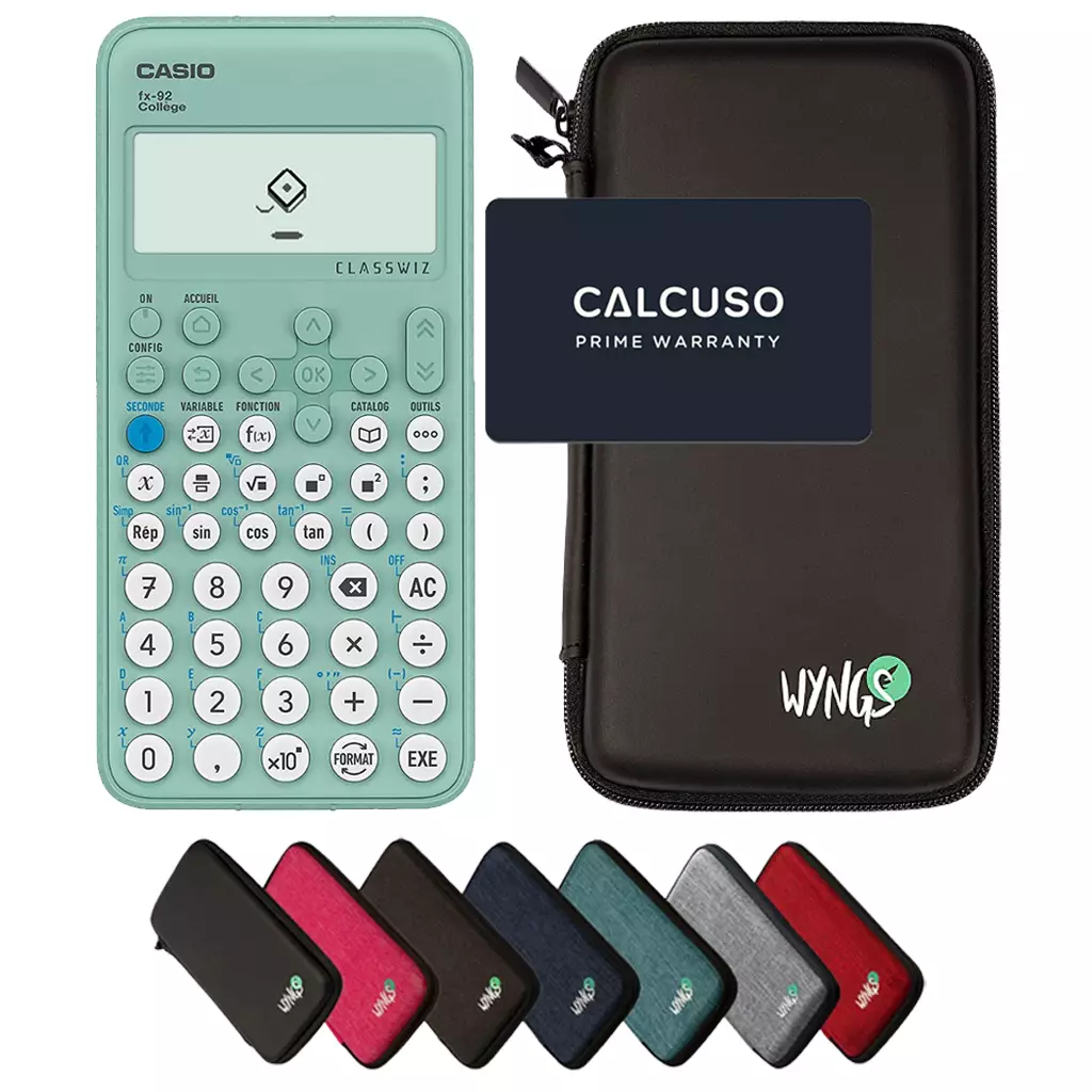 CALCUSO Basispakket met Rekenmachine Casio FX-92 College ClassWiz