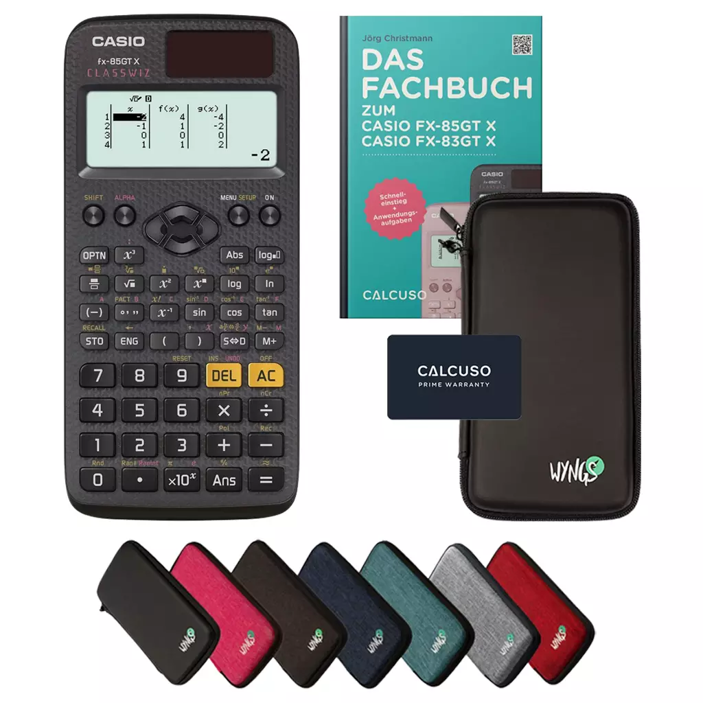 ﻿CALCUSO Ensemble Standard avec Calculatrice Casio FX-85GT X ClassWiz