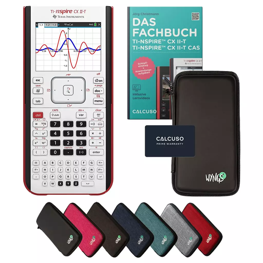 ﻿CALCUSO Ensemble Standard avec Calculatrice Graphique TI Nspire CX II-T
