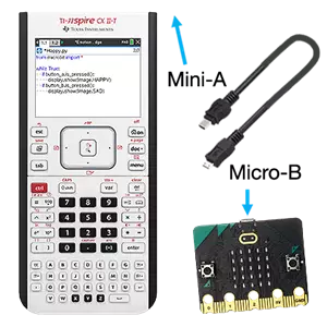 Cabo Mini a Micro USB da Texas Instruments