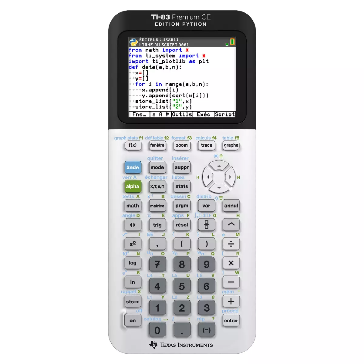 TI 83 Premium CE Edition Python