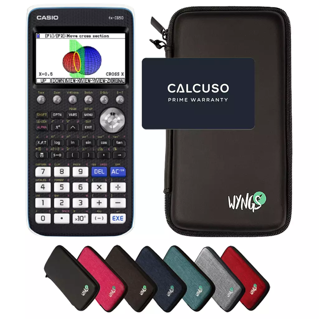 CALCUSO Basispakket met Grafische Rekenmachine Casio FX-CG 50
