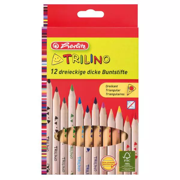 Buntstifte - Herlitz - Trilino - 12er