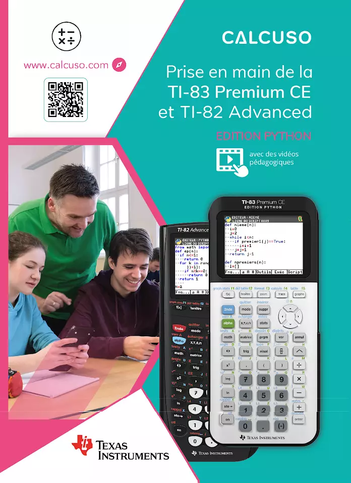 CALCUSO Fachbuch zum Grafikrechner TI-82 Advanced Edition Python