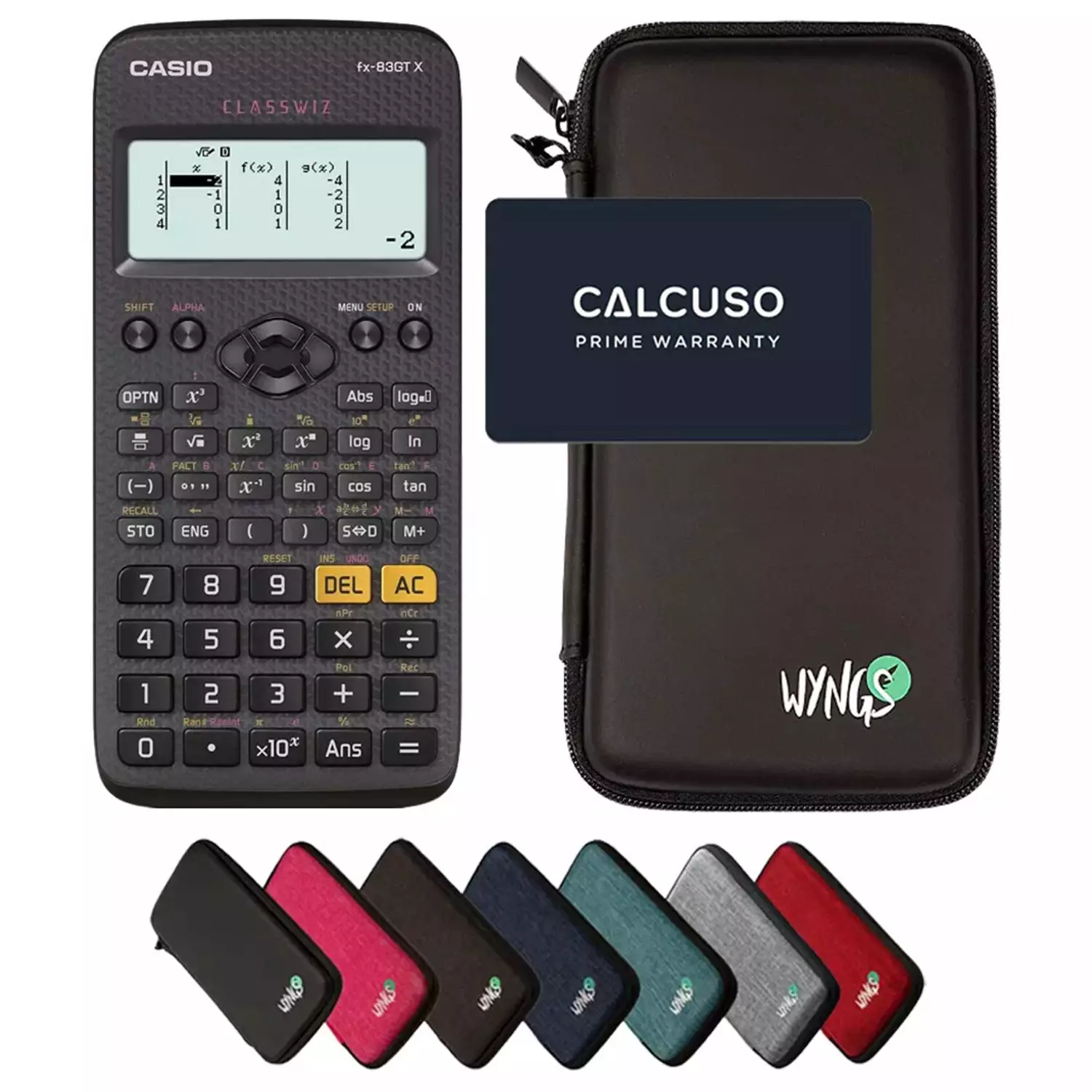 Casio FX-83GT X Schwarz + Erweiterte Garantie
