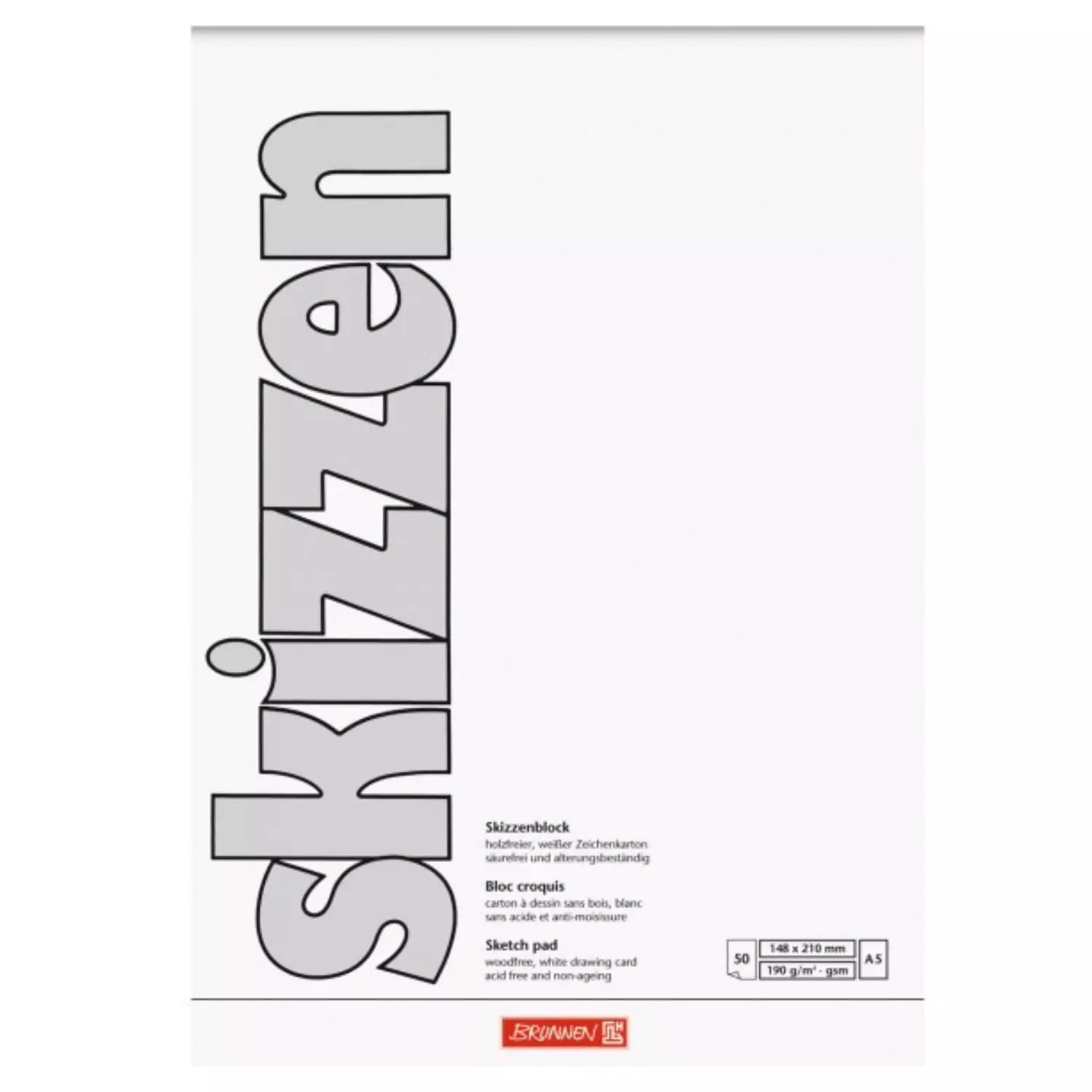 Skizzenblock A5 190g 50Bl