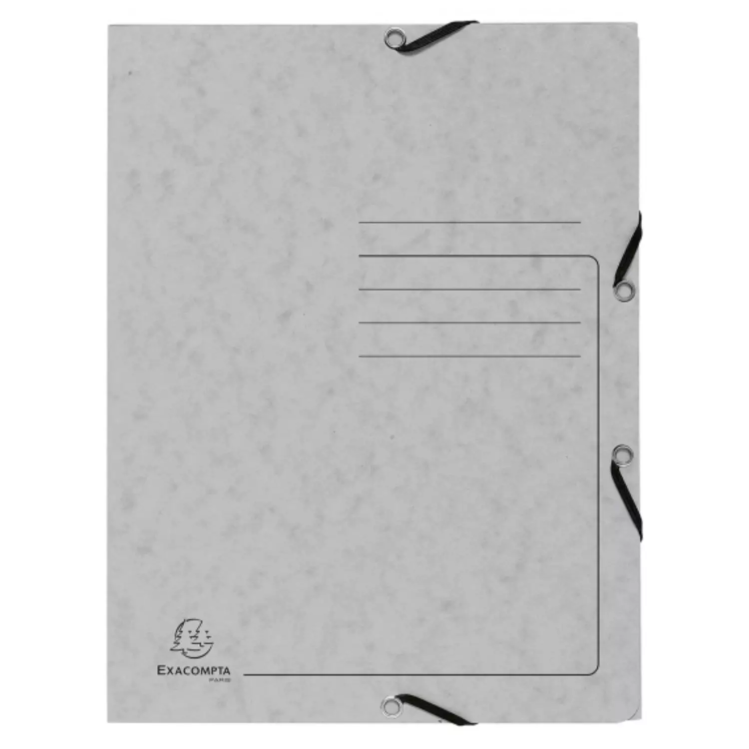 Exacompta Jurismappe Colorspan-Karton, A4, grau