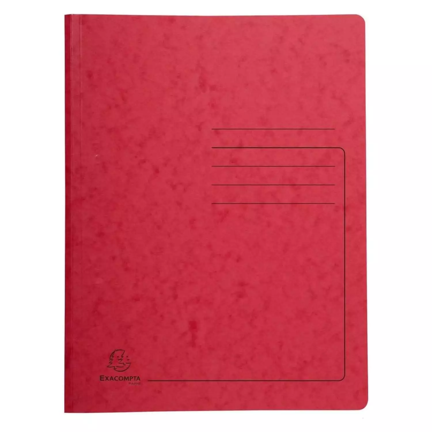 Exacompta Spiralhefter Pappe, rot
