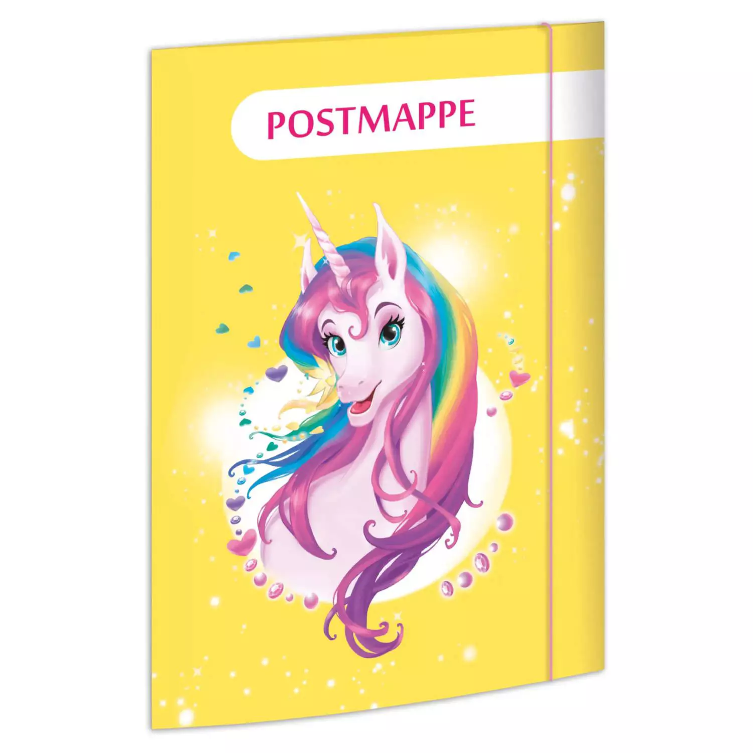 RNK Postmappe Grundschule mit Motiv, Einhornportrait