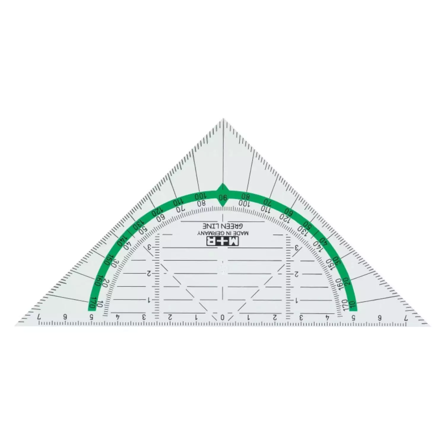 Möbius+Ruppert Geo Dreieck aus Biokunststoff, Green Line