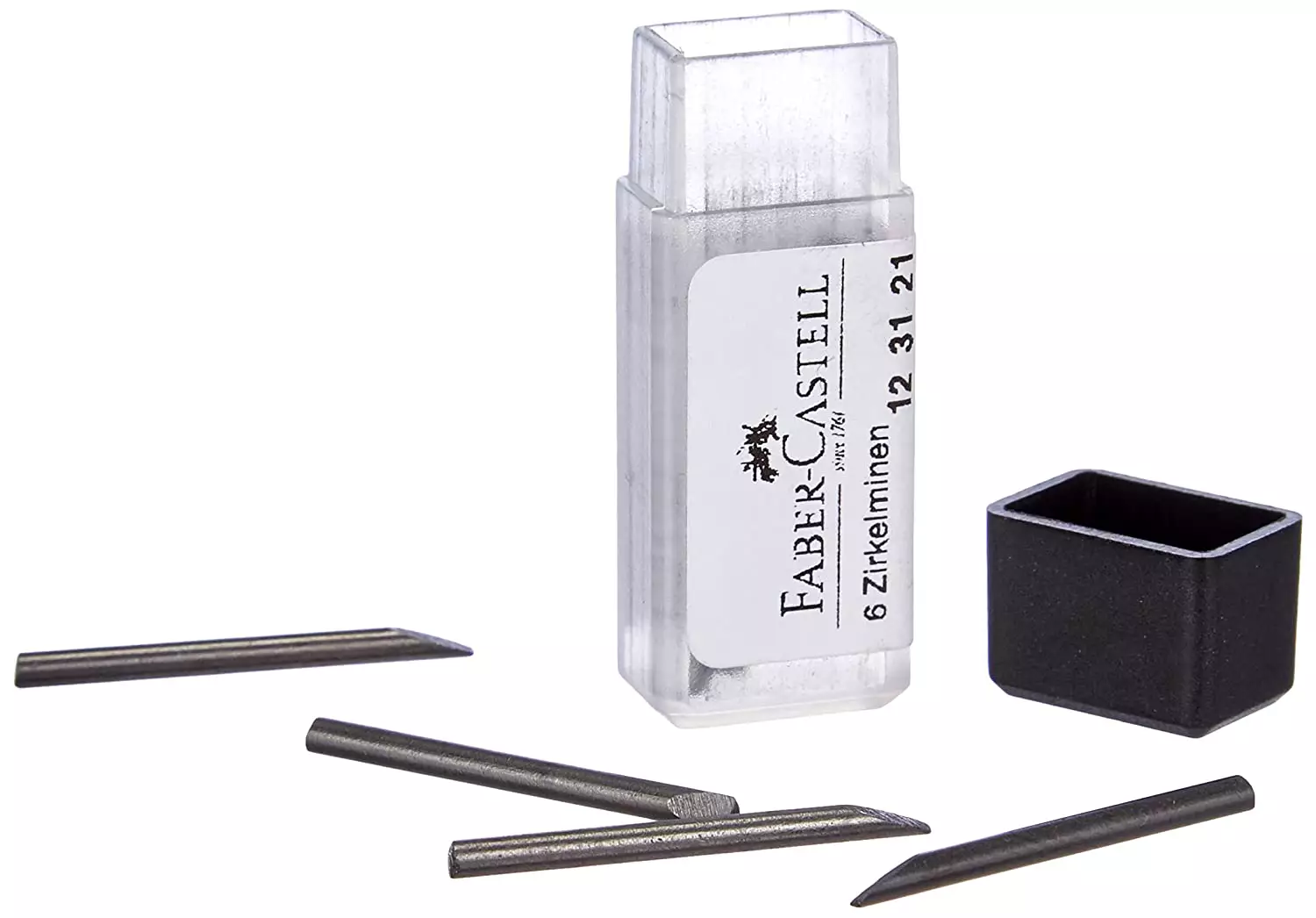 Faber-Castell Zirkelminen - universell passend, 6 Stück in einer Dose