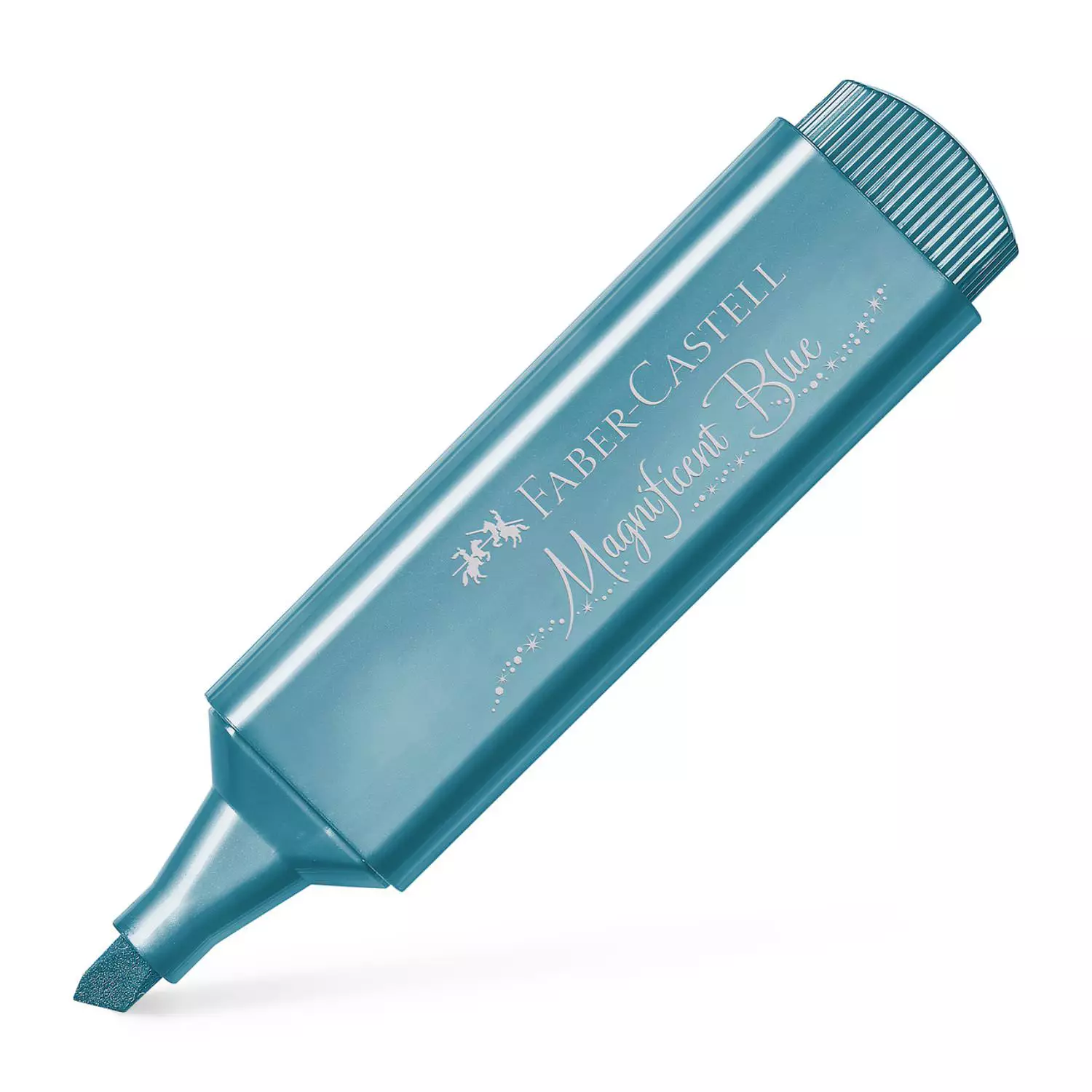 Faber-Castell Metallic Textmarker, magnificent blue