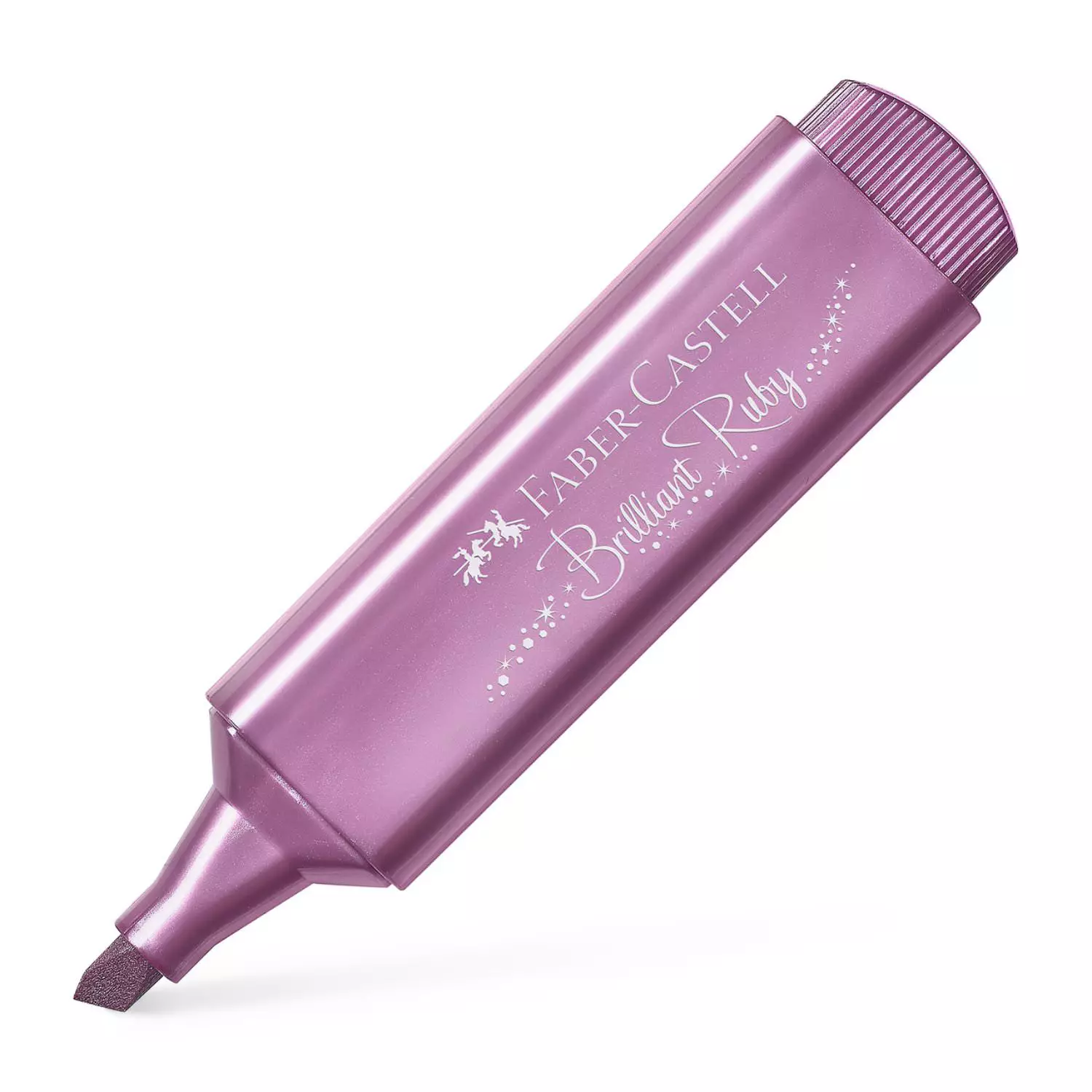 Faber-Castell Metallic Textmarker, brilliant ruby