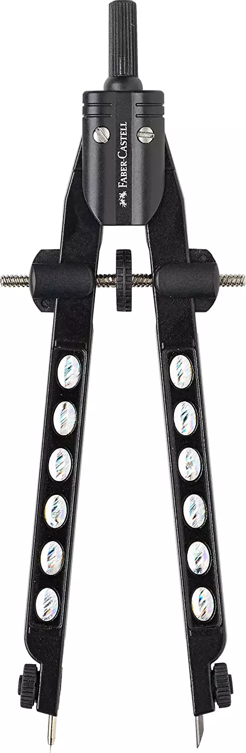 Faber-Castell Schnellverstellzirkel Factory - Ø340 mm, 170 mm, chrom black