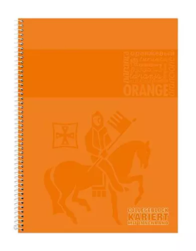 Staufen Premium Collegeblock Premium LIN 22 - A4, 80 Blatt, kariert mit Rand innen
